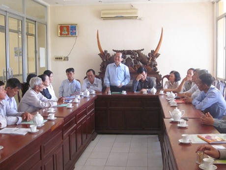 President of the Vietnam Fatherland Front congratulates delegation from the Hoa Hao Buddhist Church - ảnh 1